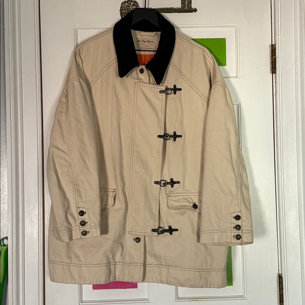 We the Free Denim Barn Coat - Picture 2 of 5